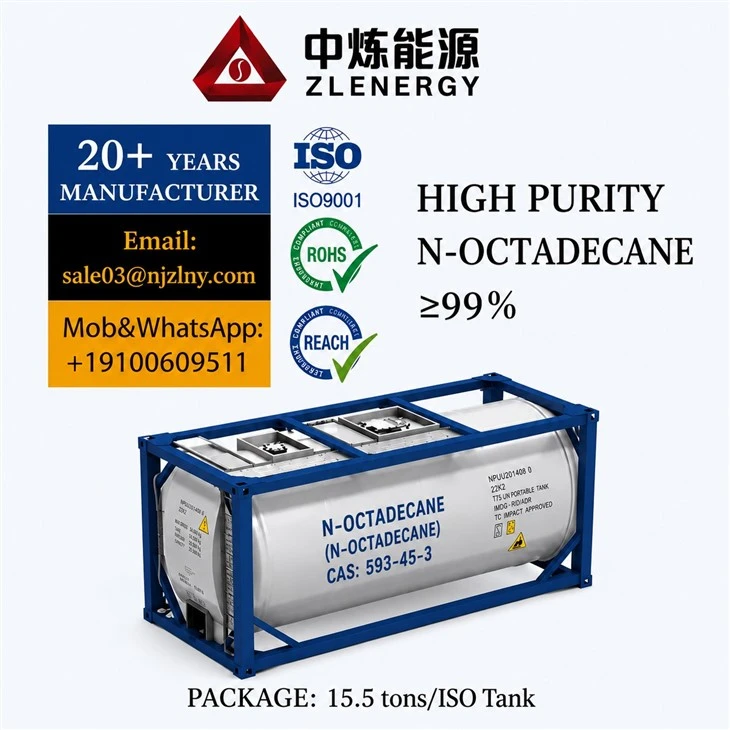 Tionscail Grád Octadecane CAS 593-45-3